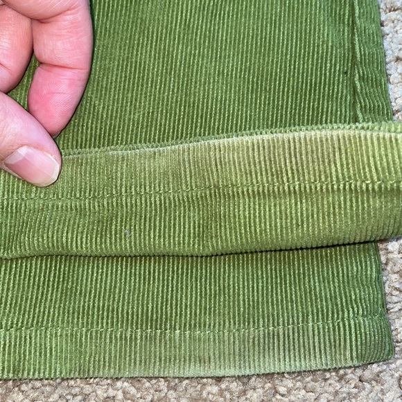 Gymboree cuffed jeans, red flare corduroy, green embroidered flare pants - Picture 14 of 14